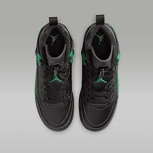 jordan spizike black and green