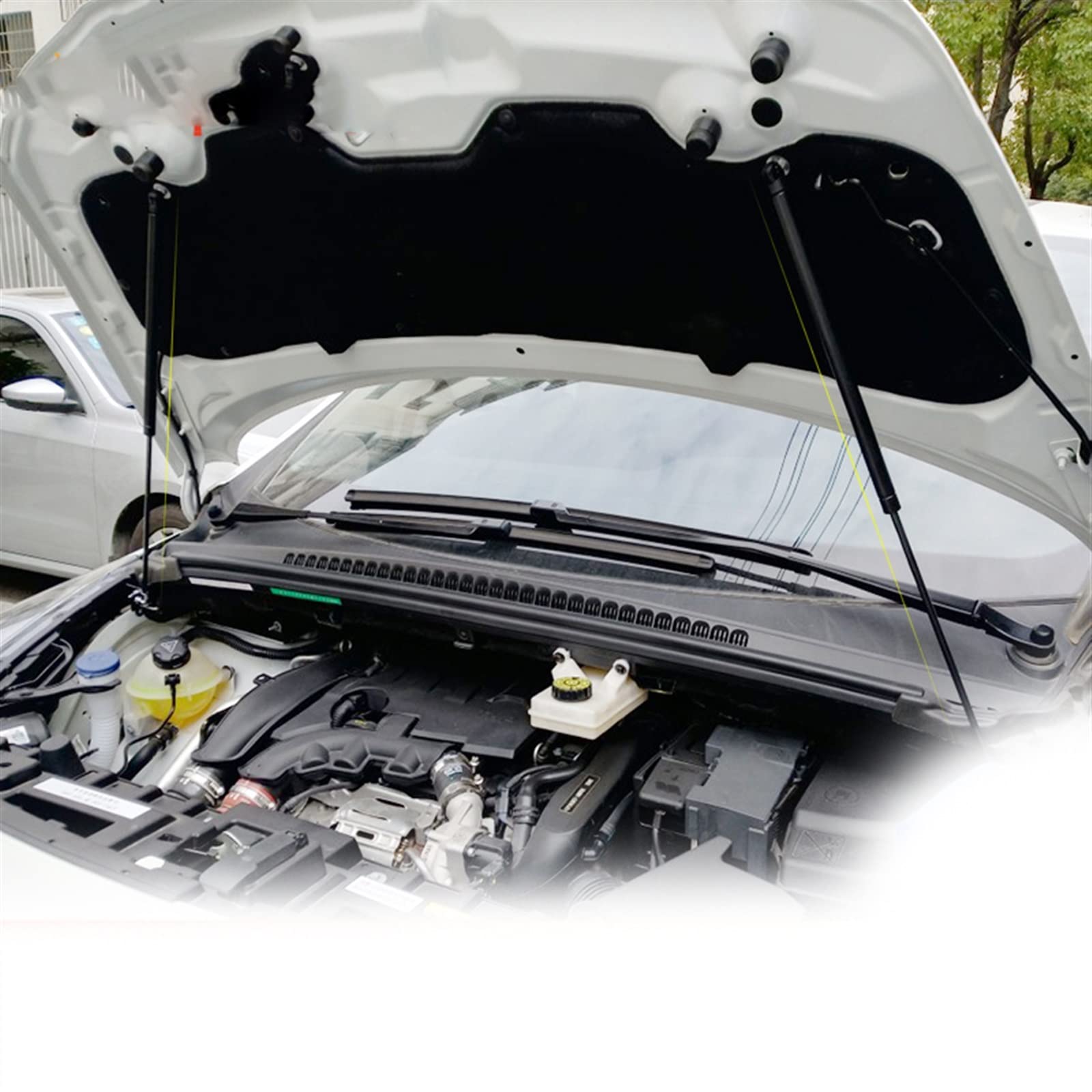 para Peugeot 3008 I 2008-2016, Cubierta de capó Delantero de Coche, Soporte de elevación, Resorte de Gas, Soporte de Choque, Varilla hidráulica, 2 uds.