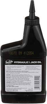 Sta-Lube Hydraulic & Jack Oil SL2621 - 15 Fl. Oz., Anti-Foam, Anti-Rust 20W Non-Detergent Oil, Amber