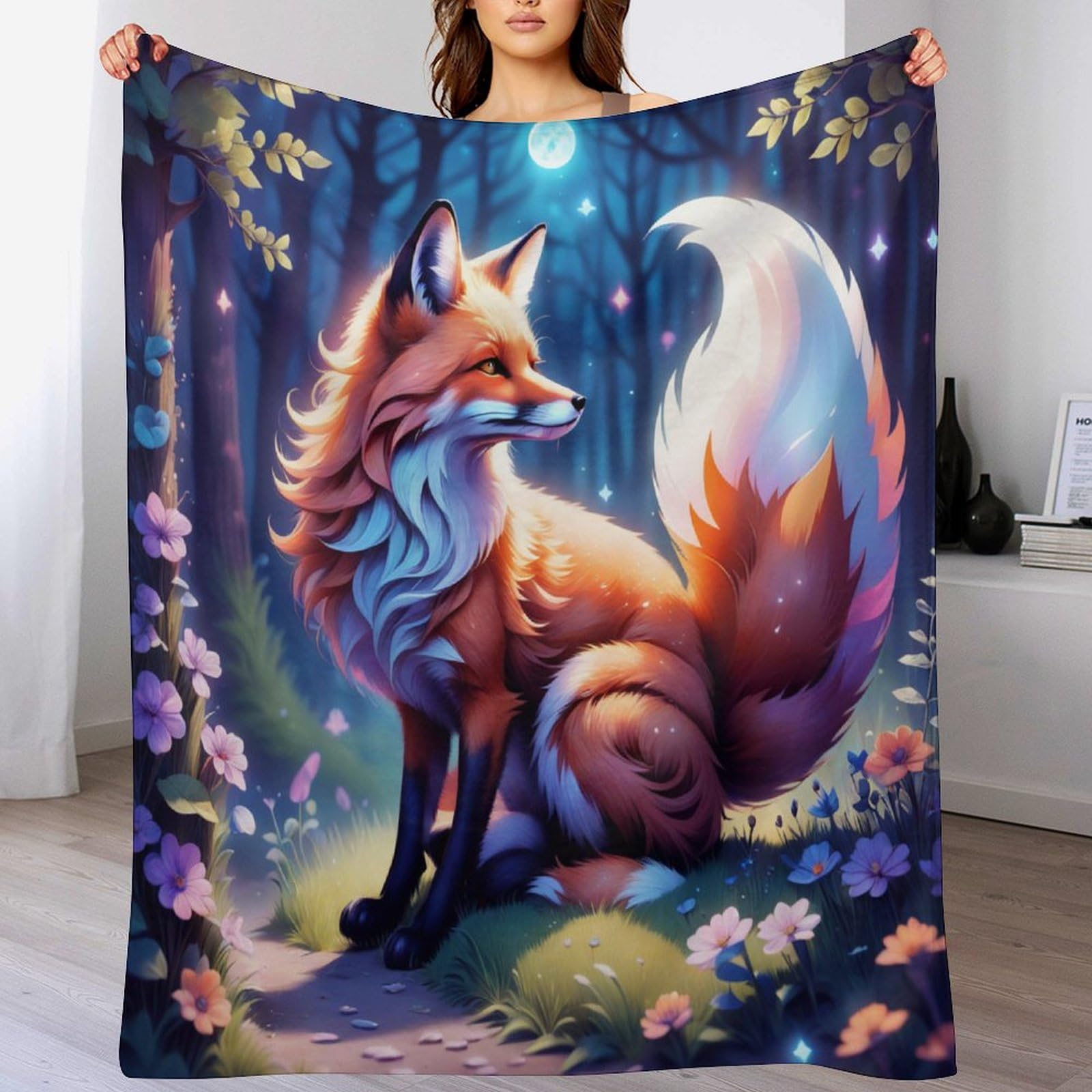 Couverture polaire chaude et super douce en peluche légère