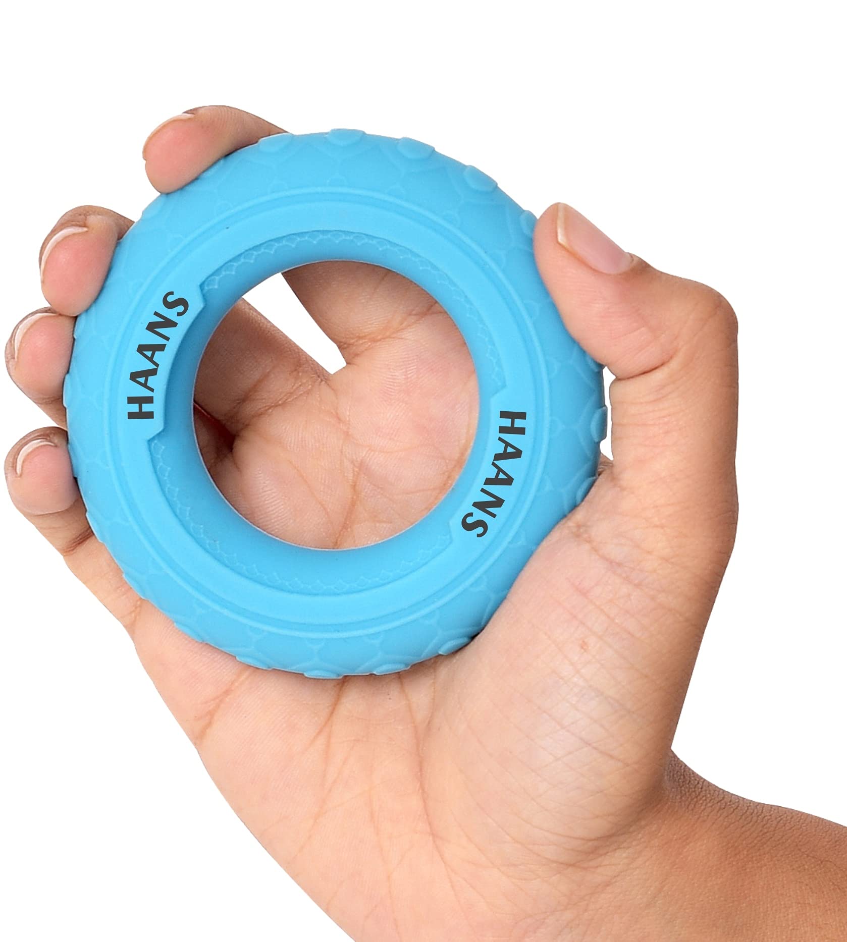 HAANS Silicone Hand Strenghtener Ring, Silicone Ring for Men & Women, Rubber Rings fit for Gym Sports, O Ring, Blue (B099QS14G3) Amazon Price History, Amazon Price Tracker