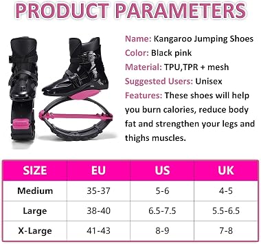 Kangaroo Jumping Shoes for Adults, Indoor and Outdoor Sports Jump Training Bounce Shoes, Comfortable Design