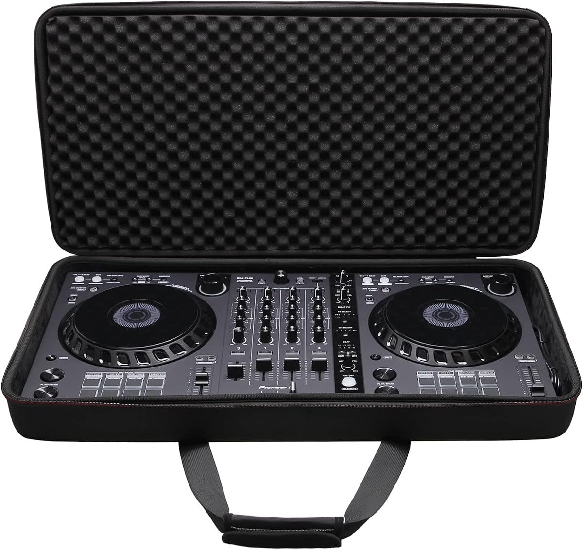 LTGEM DJ Controller Case for Pioneer DJ DDJ-FLX6 or DDJ-FLX6-GT or DDJ-800 DJ Controller Carry Case(28.7×14.74×4 inch)