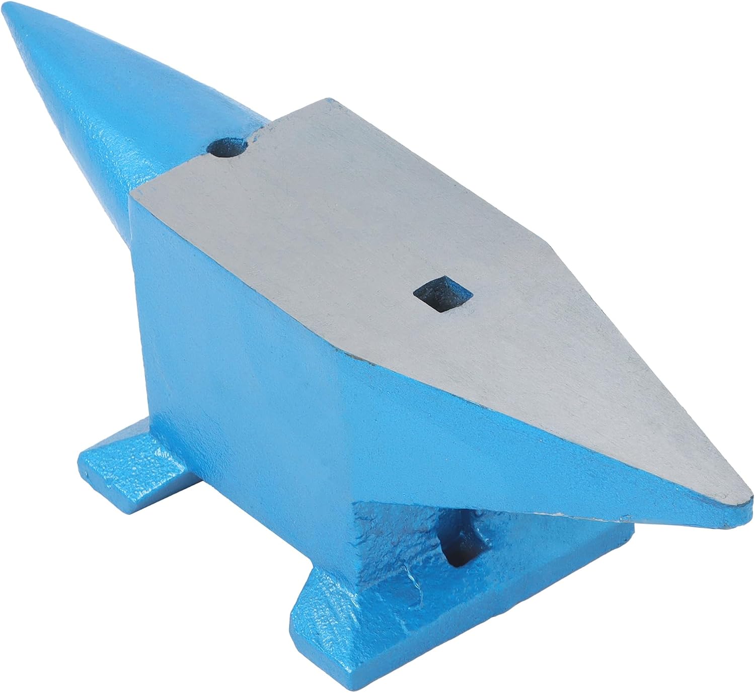 Thomletha 44Lbs Double Angle Steel Anvil Large Countertop Cast Steel Anvil for Shaping, Hammering, and Straightening Workpieces