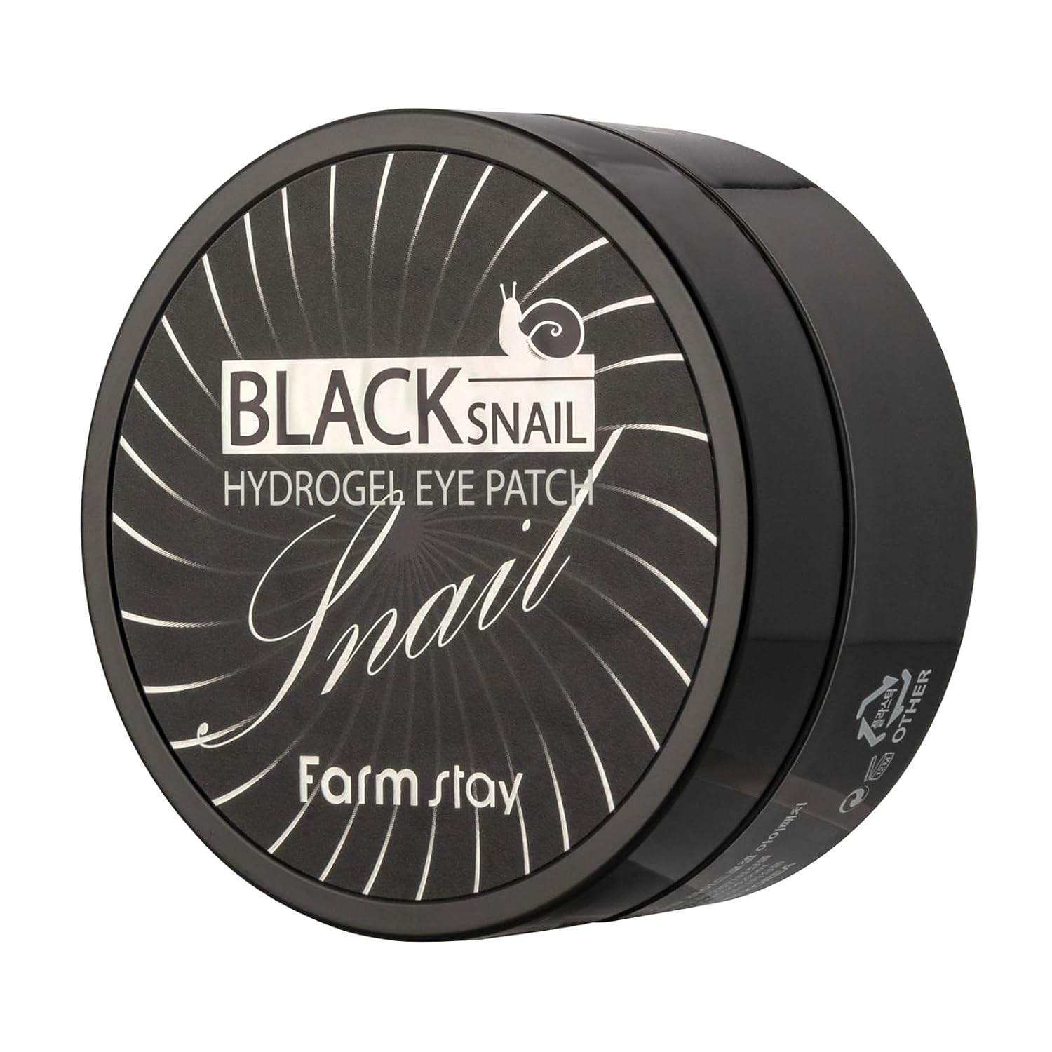FARMSTAY Black Pearl and Gold Hydrogel Eye Patch - Under Eye Patches for Wrinkles - Brightening Under Eye Mask - With Soothing Pearl Extract - 60 pc