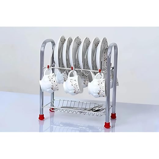 2heet Stainless Steel Cup & Saucer Stand