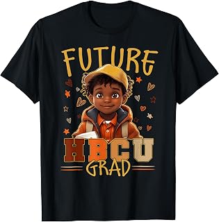 Black Boy Future HBCU Graduate Afro College Graduation Kids T-Shirt