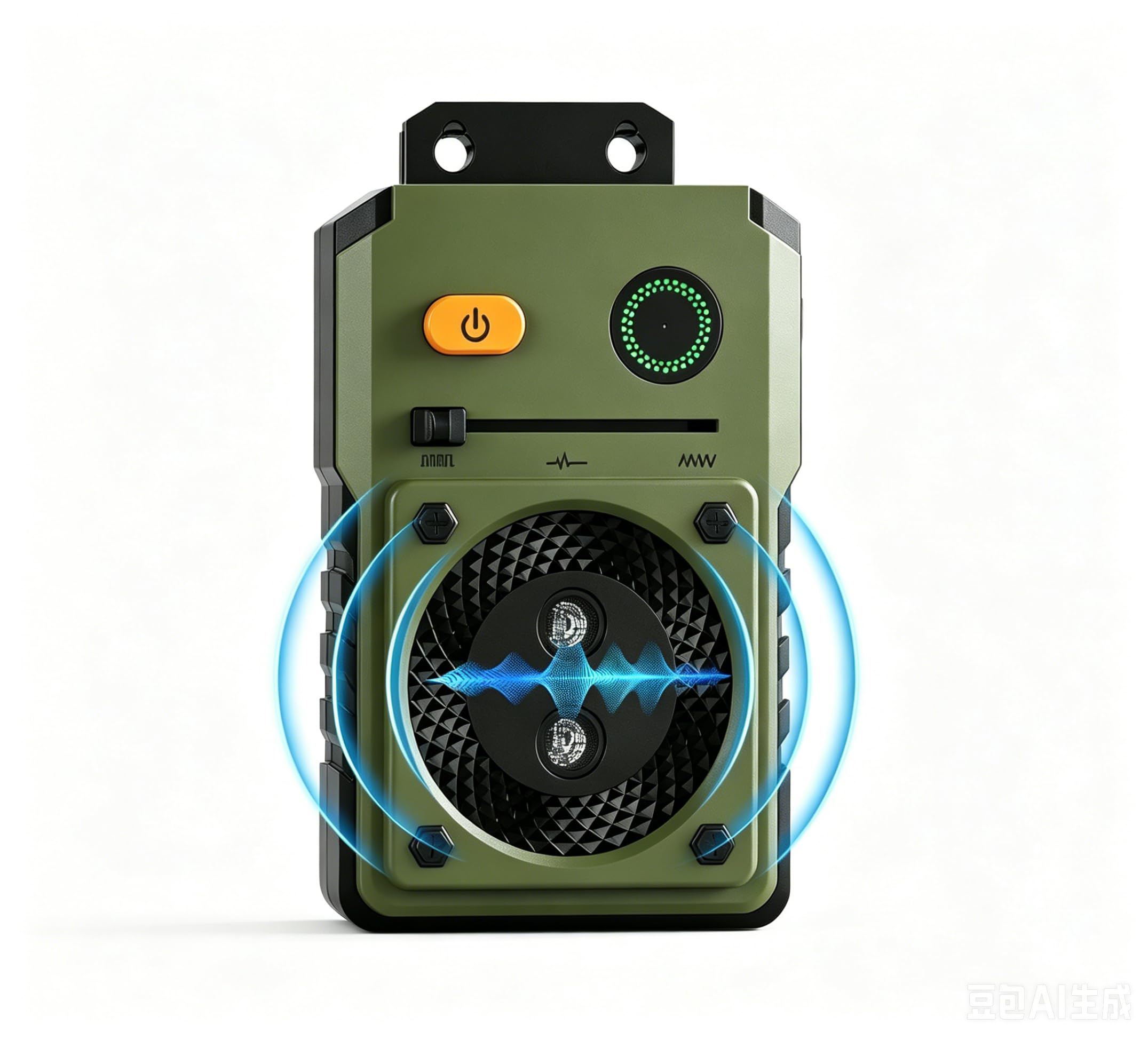 Anti Bell Gerät Hunde Automatisch, Ultraschall Antibell Gerät für Hunde 50FT, Hundeschreck mit Doppel-Emitter zur Beller Kontrolle, Wiederaufladbar IPX4 für Innen & Außen