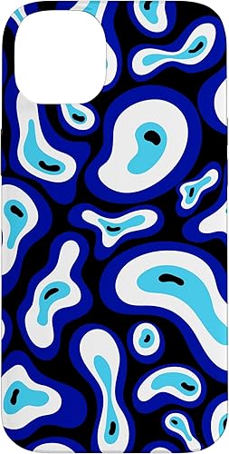 Miniatura 14 de Funda para iPhone 15 Pro Evil Eye Turkish Groovy Swirl Pattern Good Vibes