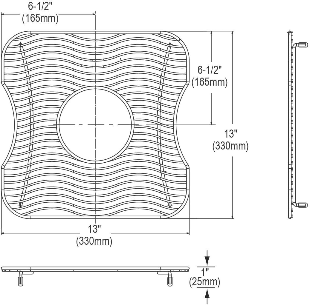 Elkay LKWBG1414SS Stainless Steel Bottom Grid