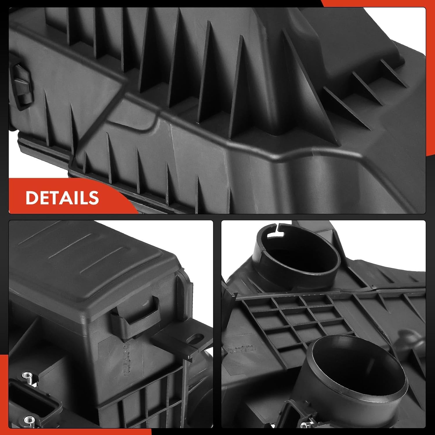 A-Premium Engine Air Filter Cleaner Box Housing + Air Filter Compatible with Nissan Versa 2007-2012 1.8L, 2-PC Set, Replace# 16500EL00B, 19316246