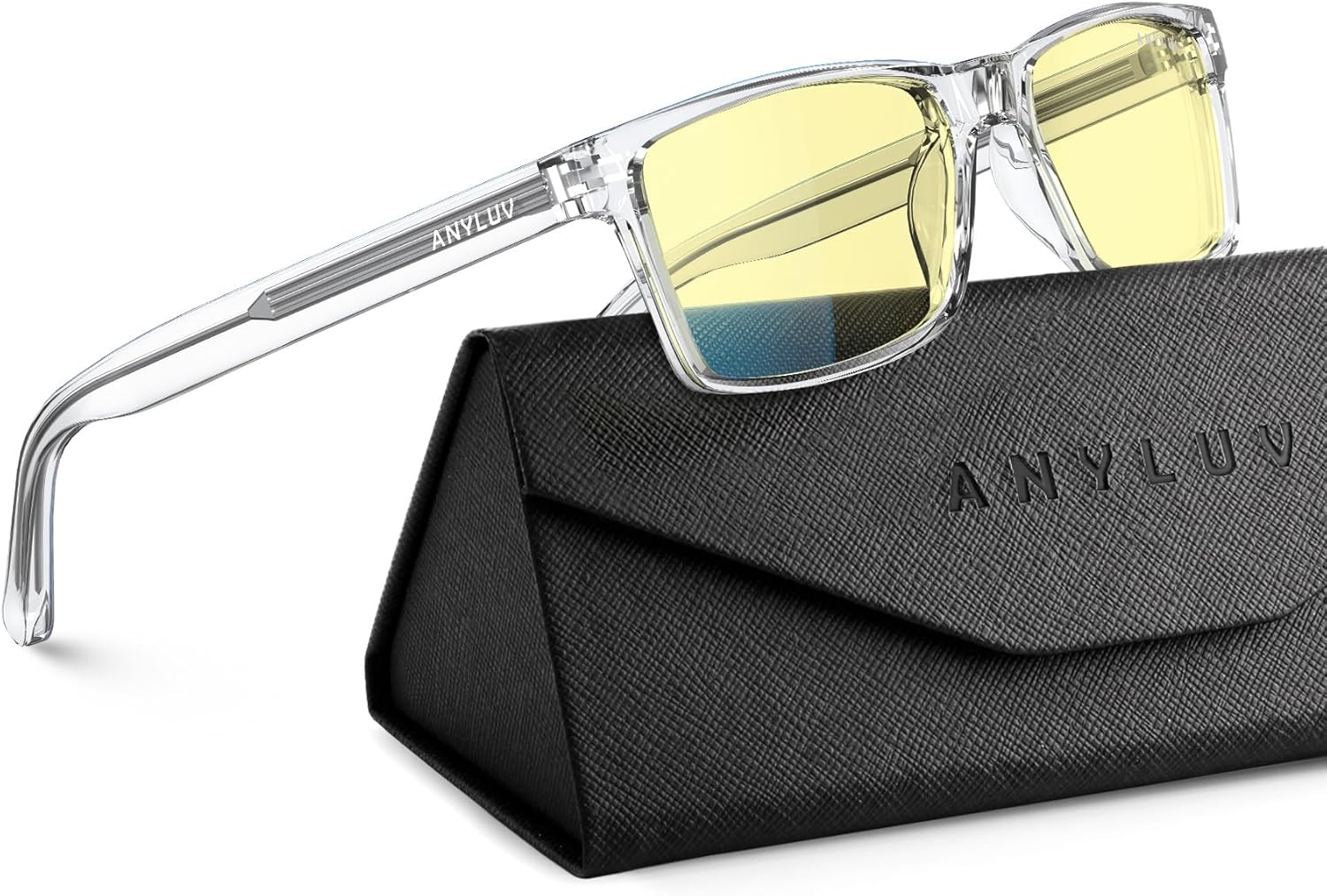 ANYLUV Blue Light Blocking Glasses for Men Anti Blue Light Glasses for Men Women, Eye Strain Relief for Computer Gaming