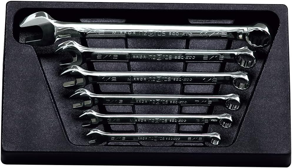 Kyoto Machine Tools (KTC) Neplos Combination Wrench Set, Set of 6 NTMS206B