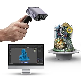 3DMakerpro 3D Scanner for 3D Printing, Handheld 3D Printer Scanner 0.05mm Precision Moose lite
