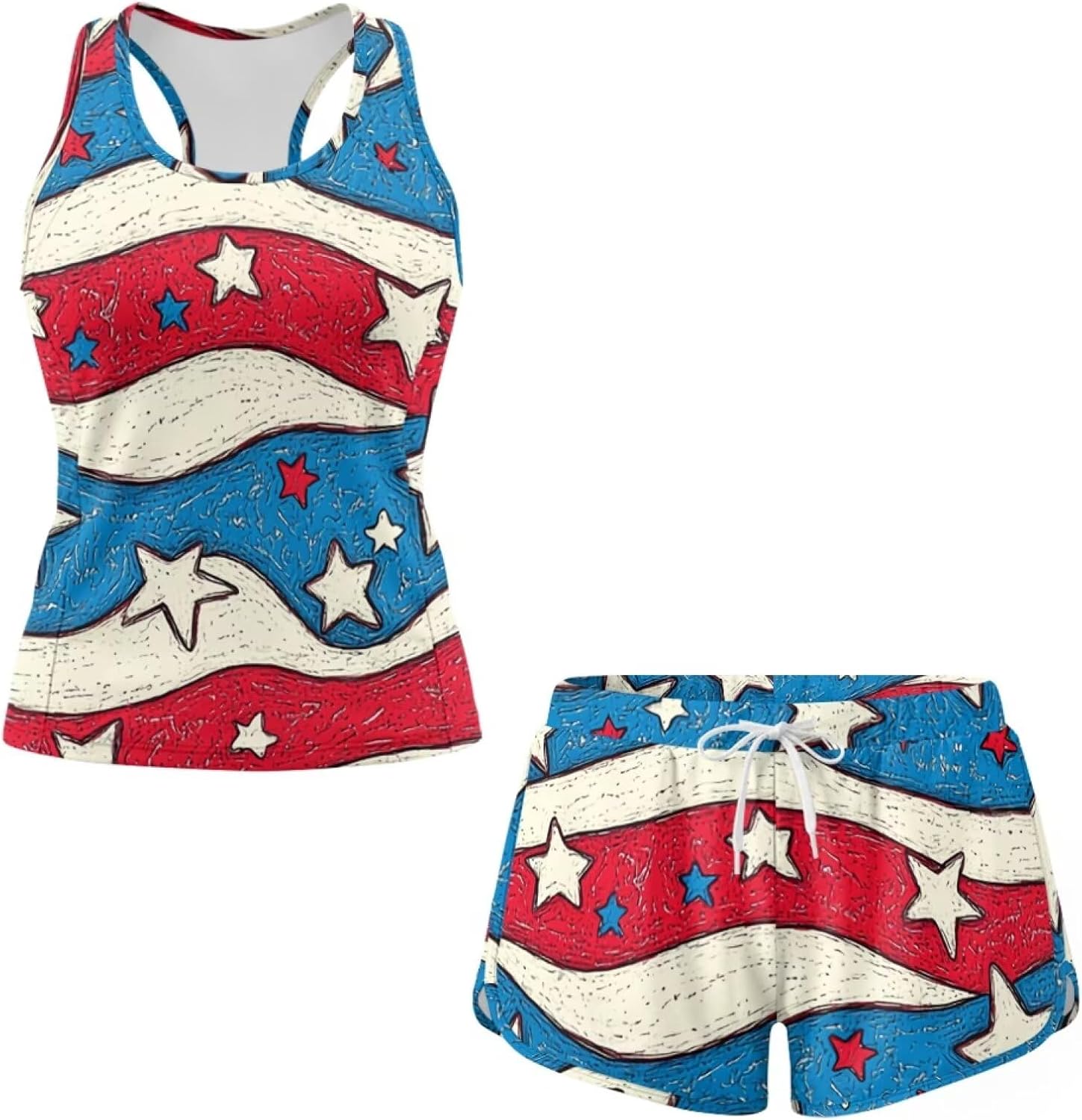 Tankini Swimsuits for Women 2026 Tummy Control Swimwear with Pockets Modest Sporty Bathing Suits S-6XL