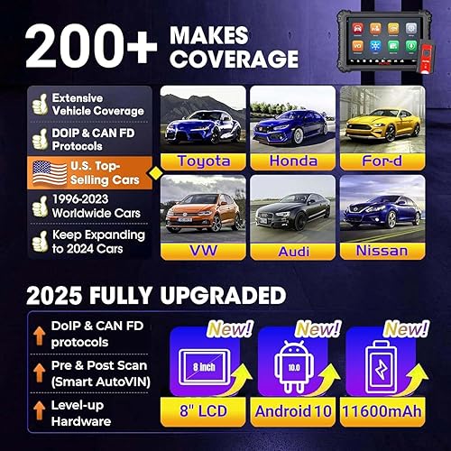 Vista 6 de Autel MaxiSYS MS906 PRO-TS Scanner, Up of MS906MAX MS906Pro MP900TS MS906TS MP900BT, Full TPMS Diagnostic, Bidirectional Scan Tool, ECU Coding, 36+