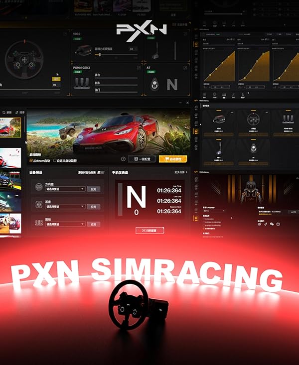PXN VD6 Direct Drive Racing Wheel Bundle, 6Nm Force Feedback, for Windows by PXN - Used condition - Image 9