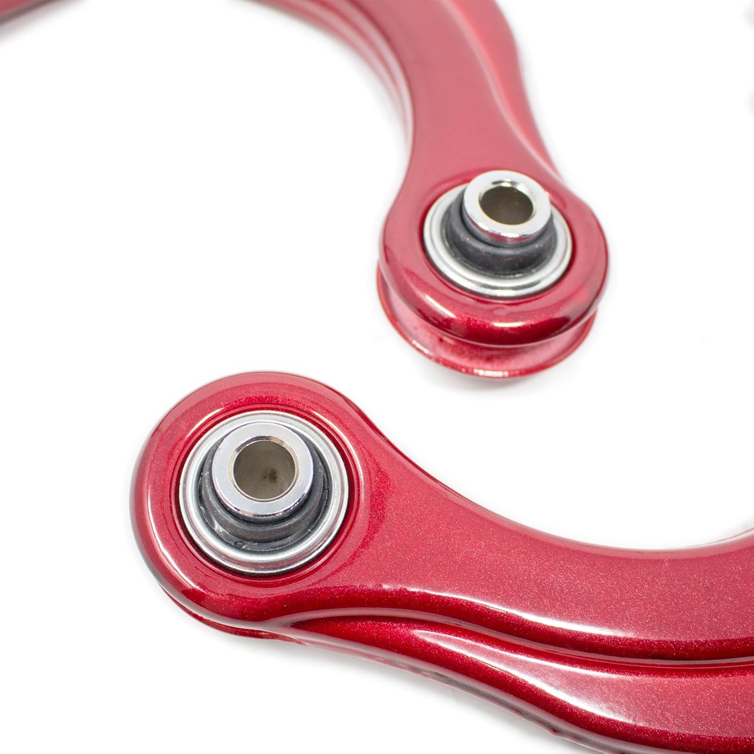 Close-up of spherical bearing on Godspeed AK-038-F Camber Arm