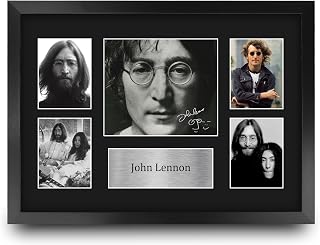 HWC Trading John Lennon The Beatles 16 x 12 inch Signed Autograph Picture