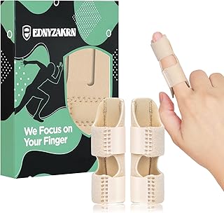 Finger Splints, Finger Brace for Trigger Finger - Broken Finger - Arthritis - Straightening - Support for Index - Middle - Ring