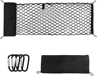 Dromedary Truck Bed Cargo Net, 18 x 50 inches, 4 Carabiners,Storage Bag