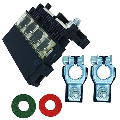 24380-79919 Enlace fusible, terminal de batería positivo y tuercas M8, apto para Nissan Sentra (2007-2019), Juke (2014-2017), 200SX - Fusible