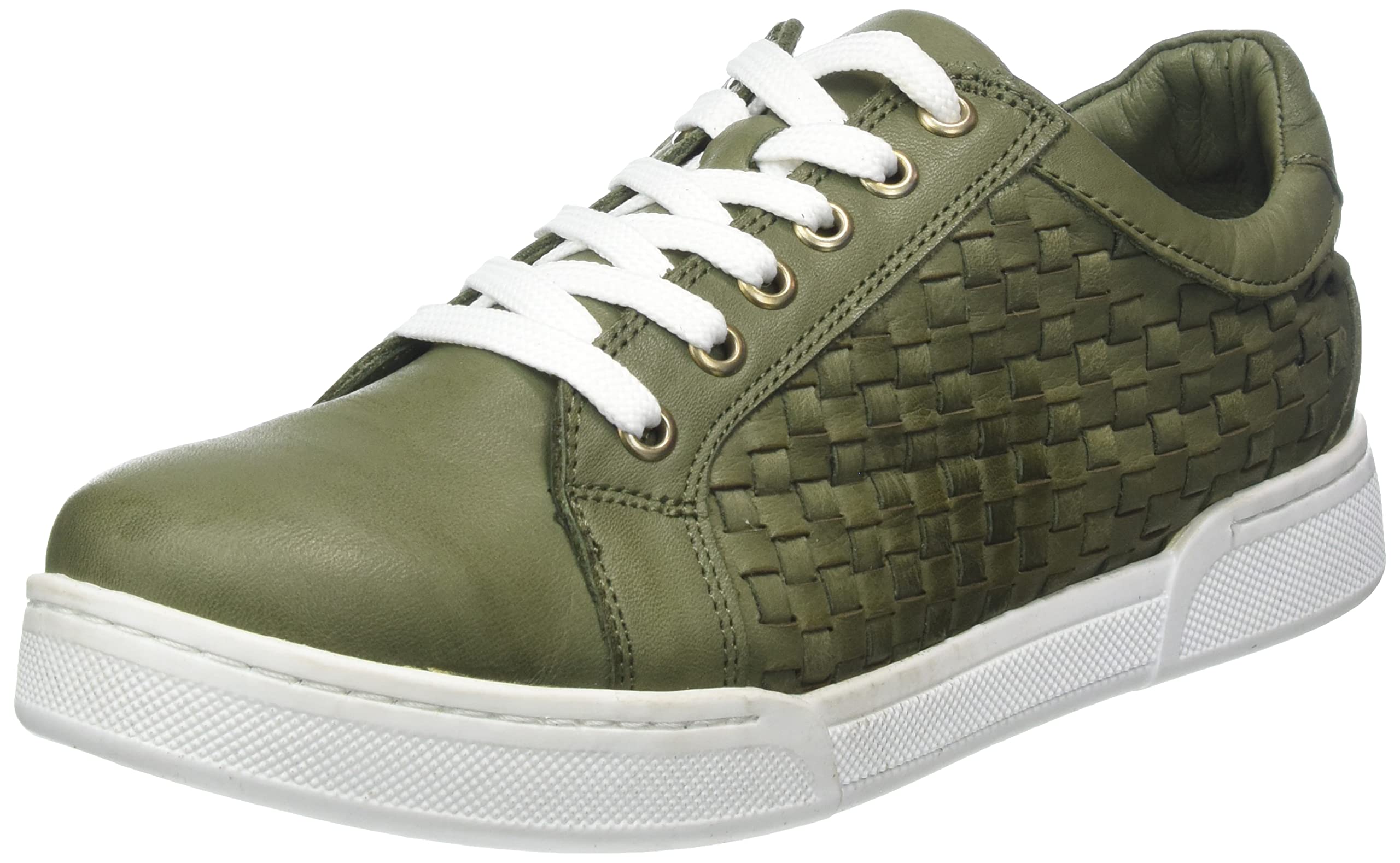 Andrea Conti Women's Trainers, Olive, 38 EU, Olive, 6 UK