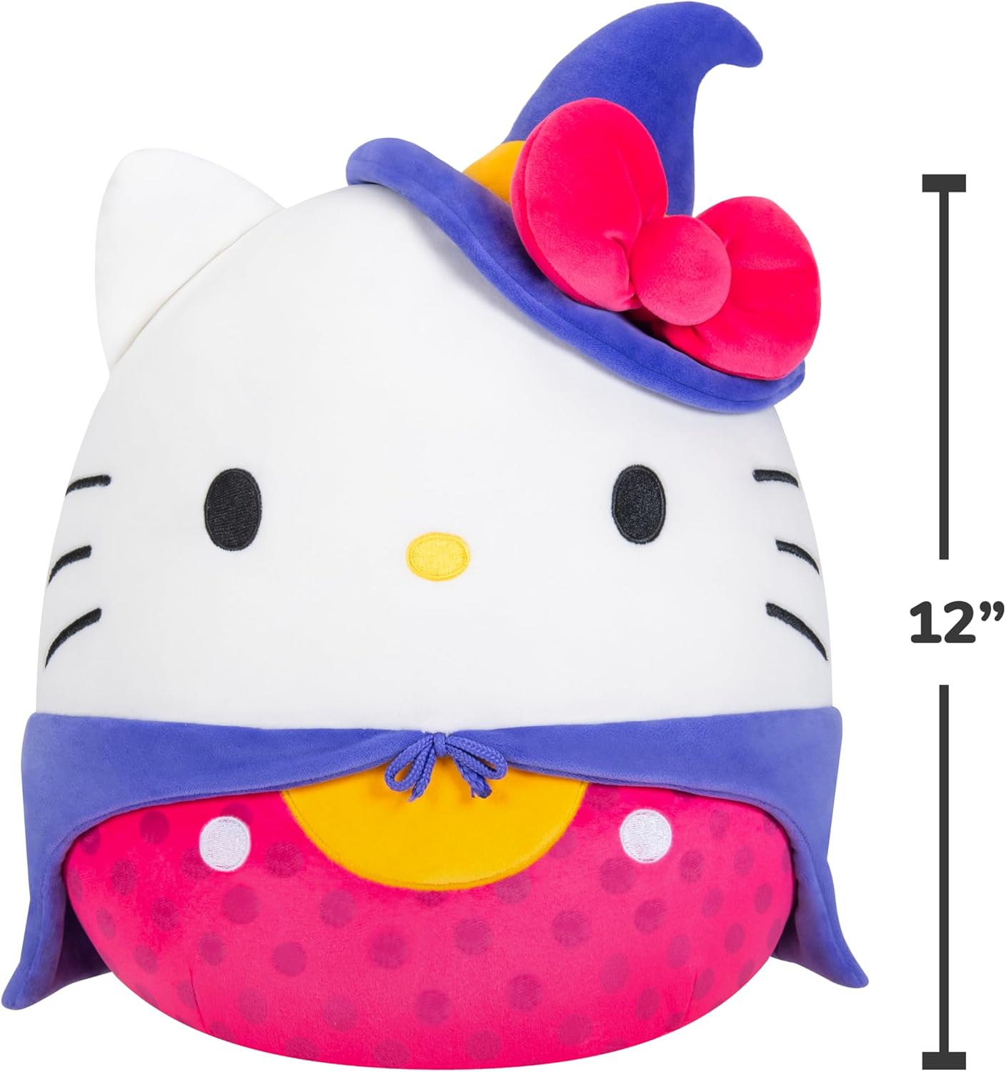 Squishmallows Original Sanrio 12in Halloween 2025 Hello Kitty – Official Jazwares Plush (Medium-Sized)