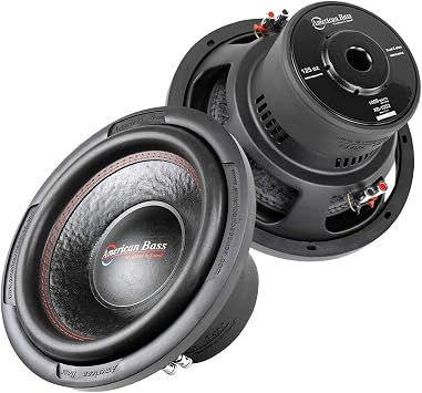 American Bass XD 12 Inch Subwoofer 500 Watt RMS and 1000 Watt Max Power, 2 Ohm Impedance, 125-oz Magnet, and 2.5-inch Voice Coil, Pack of 1