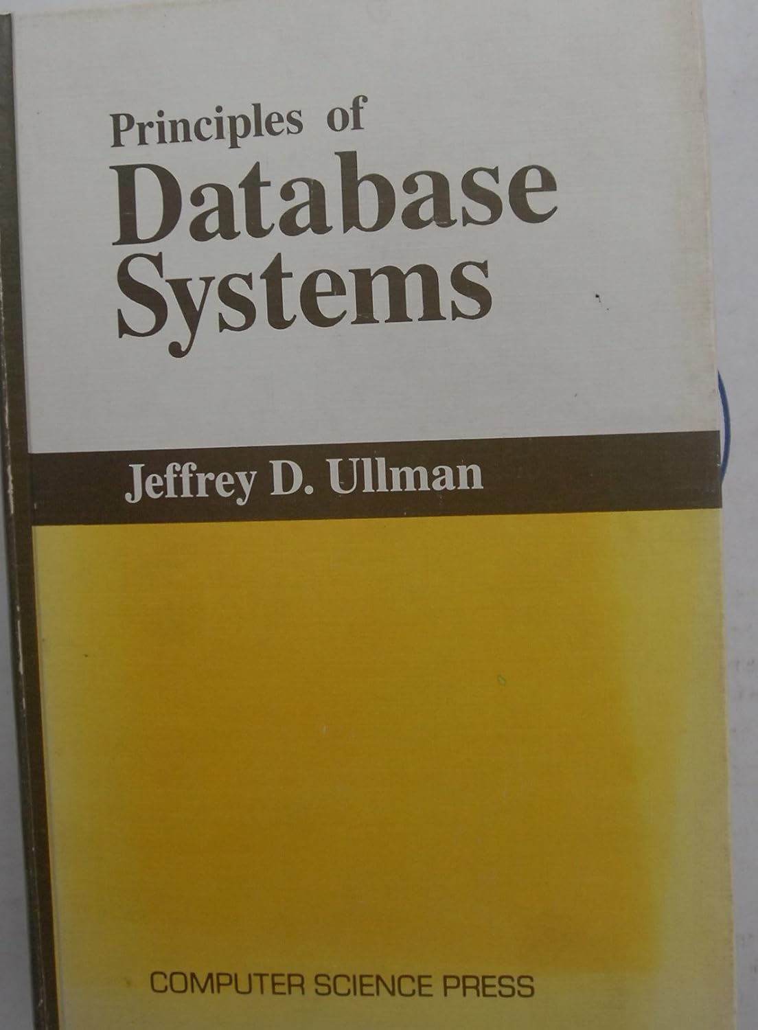 Principles of database systems (Computer software engineering series ...
