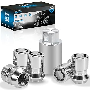Wheel Locks Lug Nuts M12 x 1.50 Fit for Ford Bronco 2021 2022 2023 2024 Hex Key Cone Seat Replace M2DZ-1A043-A