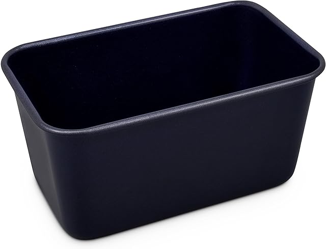 Zyliss E980199 nieprzywierająca blacha do pieczenia, 1,5 l, 0,9 kg, stal węglowa, ciemnoniebieska, puszka na chleb do pieczenia, nadaje się do zmywarki, 5 lat gwarancji
