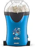 Pipoqueira Mallory Stitch – Pipocas Sequinhas e Sem Óleo, Bocal Expedidor, Copo Medidor para Manteiga e Pés Antiderrapantes - 127V