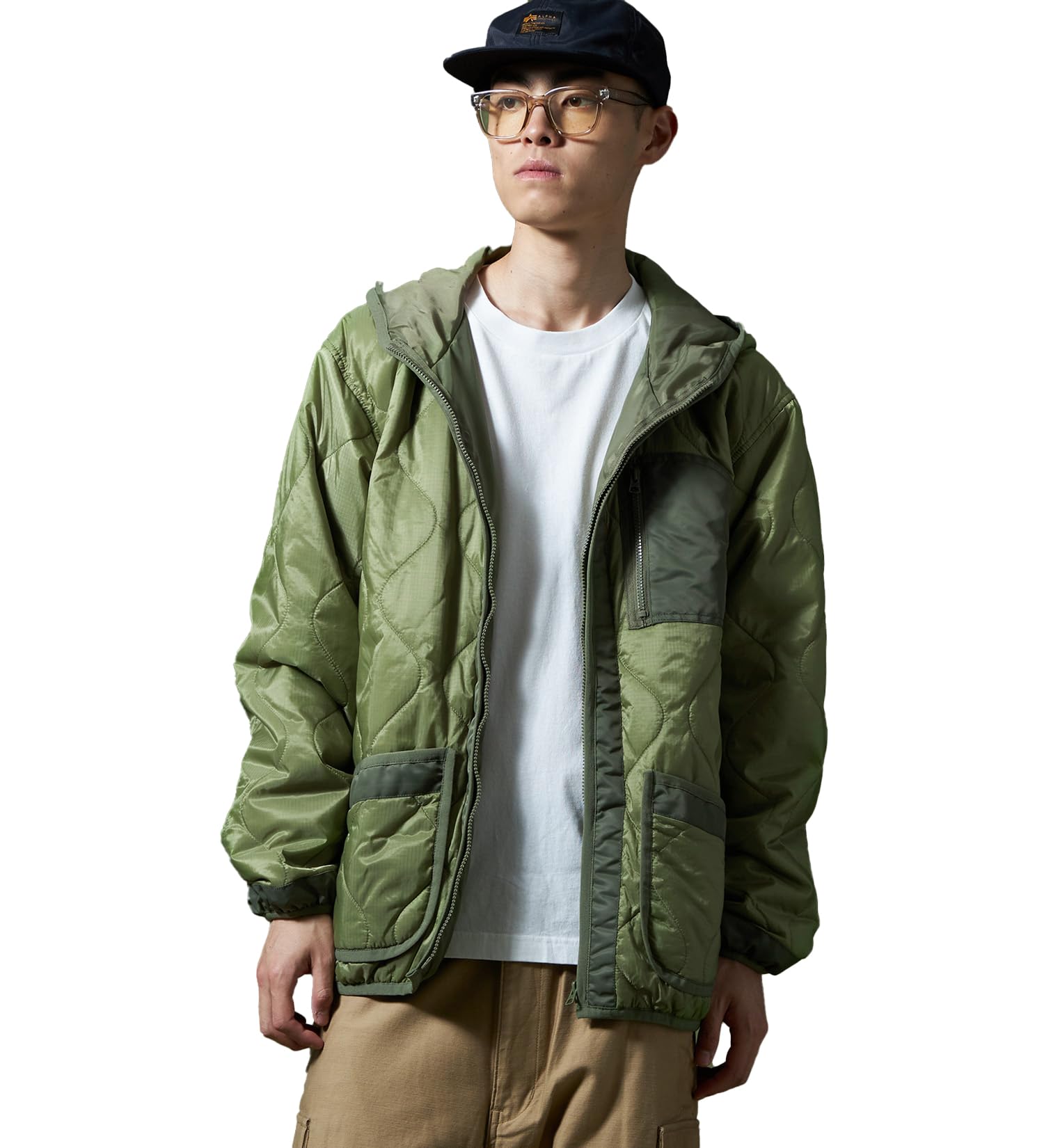Amazon | [アルファインダストリーズ] TA1733 メンズ SAGE | コート 