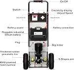 Electric Stair Climbing Hand Trucks Dolly Cart for Moving, 880lb Capacity Heavy Duty, with Folding Handle & Solid Wheel & Brakes