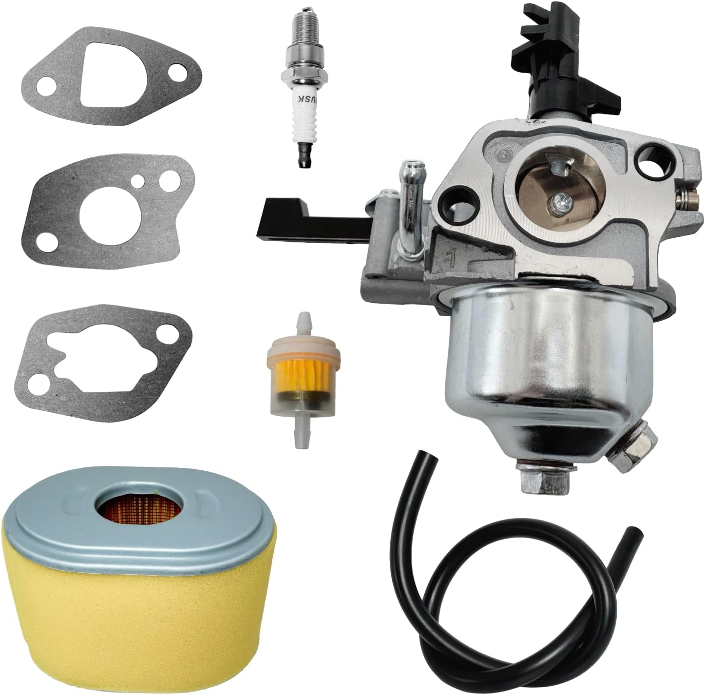 Pressure Washer Carburetor Fit for Craftsman CR950 XR950 CR750 Fit for Husqvarna PW3200 CR950 208CC 3200PSI 2.5GPM Replace CMXGWAS020790 CMXGWAS020791 with Air Filter/Fuel Line Spark Plug & Gaskets