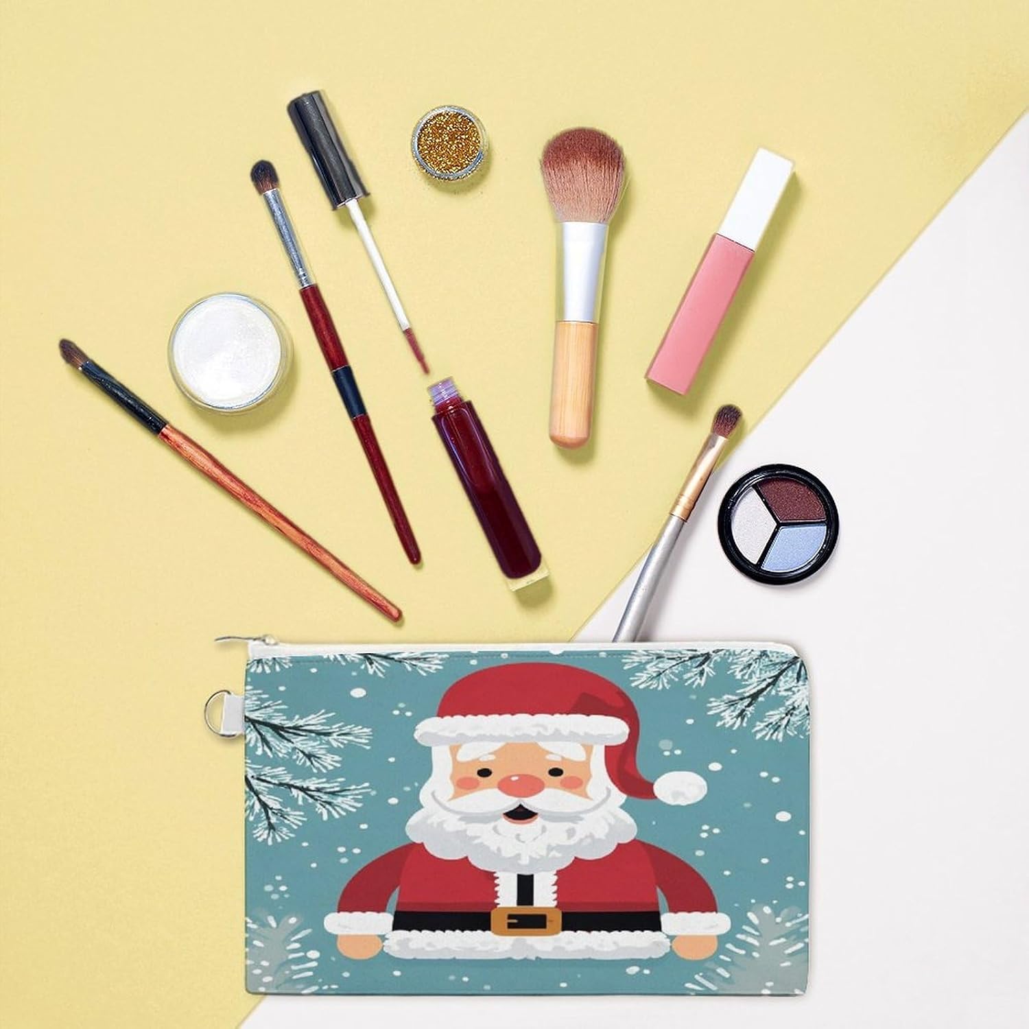 Cartoon Pattern Coin Purse with Zipper Canvas Change Pouch Change Holder Lightweight Coin Bag Slim Cute Coin Pouch Travel Small Wallet Mini Portable Cosmetic Bags Change Bag