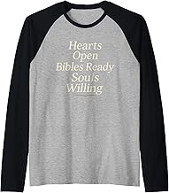 Bible Camp Staff Youth Leader VBS Ministry Revival Raglan Baseball Tee