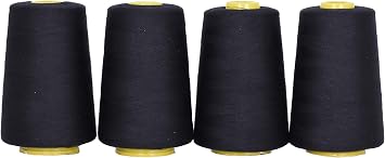 Mandala Crafts All Purpose Sewing Thread from Polyester for Serger Overlock Quilting Sewing Machine 40S/2 Bundle (2 Items)