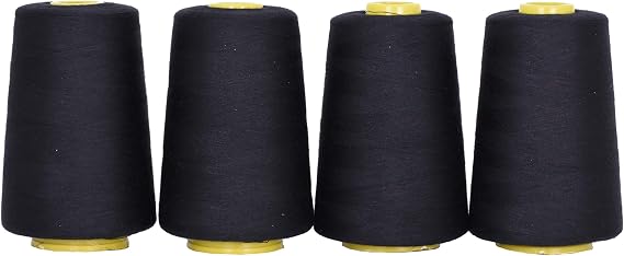 Mandala Crafts All Purpose Sewing Thread from Polyester for Serger Overlock Quilting Sewing Machine 40S/2 Bundle (2 Items)