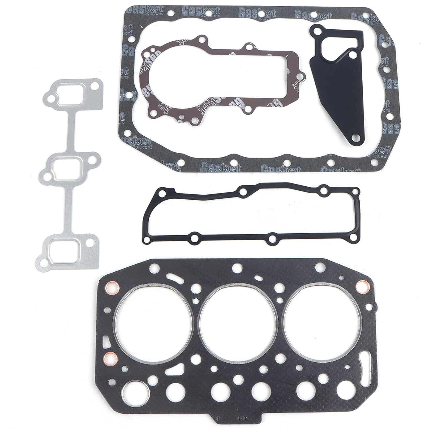 3TNV70 Engine Overhaul Gasket Kit YM119515-01330 for Yanmar John Deere 850D Excavator Loader Generator Replacement Parts