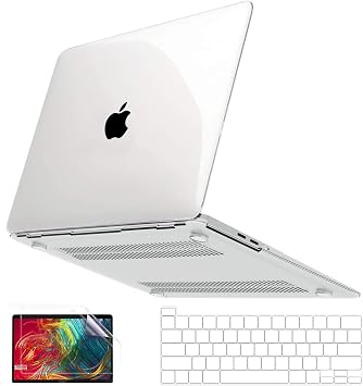 Apple Uyumlu MacBook Neo 13 Inç A18 Pro Çipli Darbelere Dayanıklı Ön Arka Clear Parlak Kapak Kılıf ve Koruyucu Set A3404