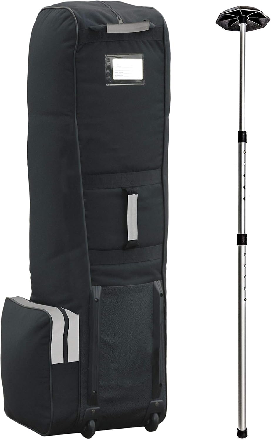 JEF WORLD OF GOLF Travel Cover and Club Protector Combo Set, Black (JR1072