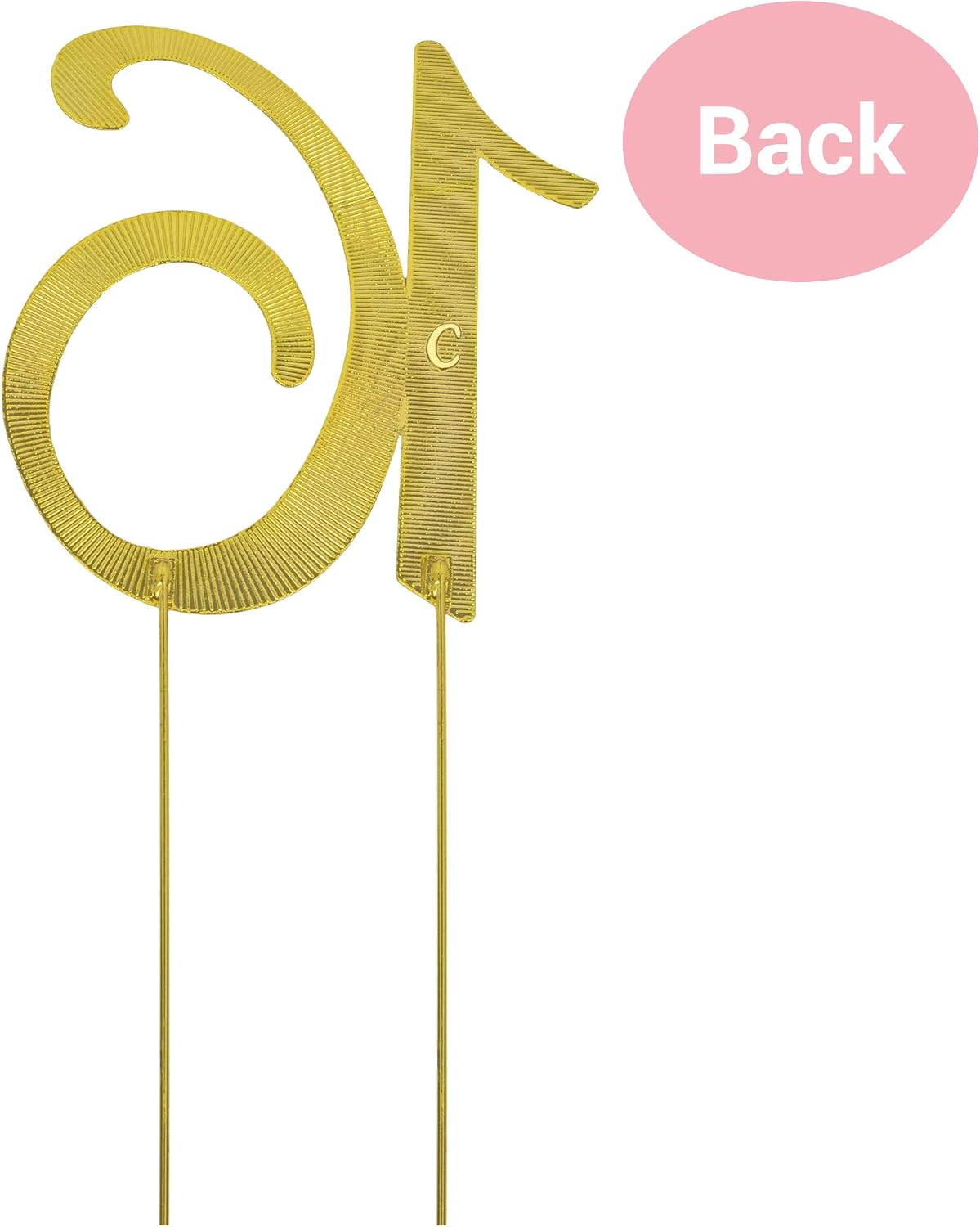 16 Cake Topper - Gold Rhinestone - Sweet 16 Birthday Decorations | Premium Gold Metal - Sparkly Rhinestone Cake Decoration - Great for 16th Birthday Parties - Protected in a Box