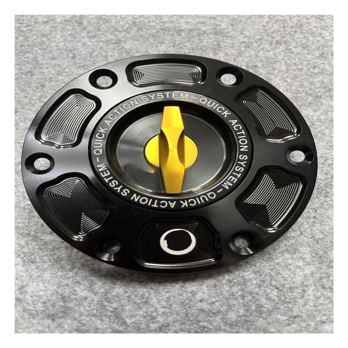 Bouchon de réservoir de carburant rapide moto finition aluminium