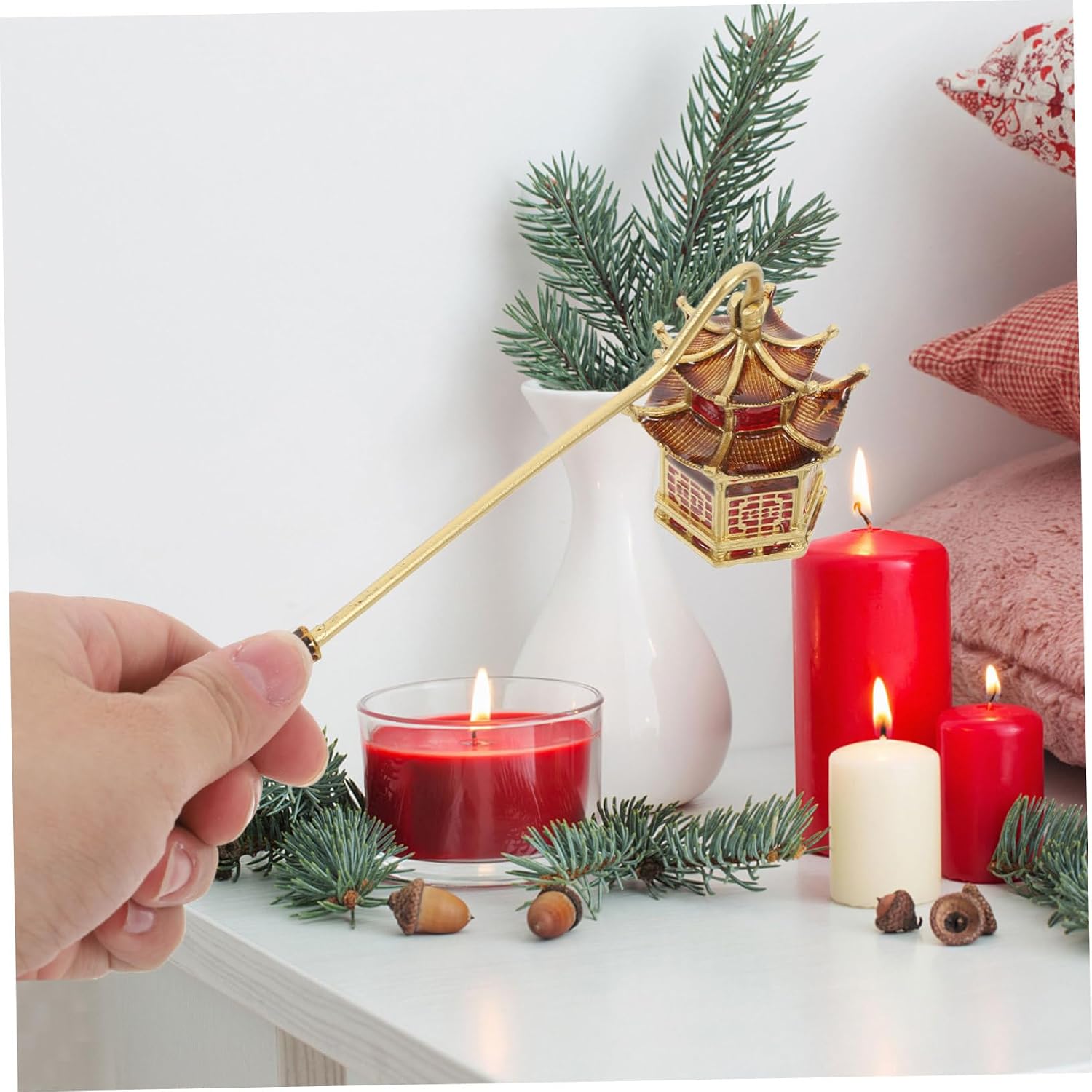 Candle Extinguisher Tool Efficient Flame Extinguisher for Candles Tiki Torch Replacement Snuffer