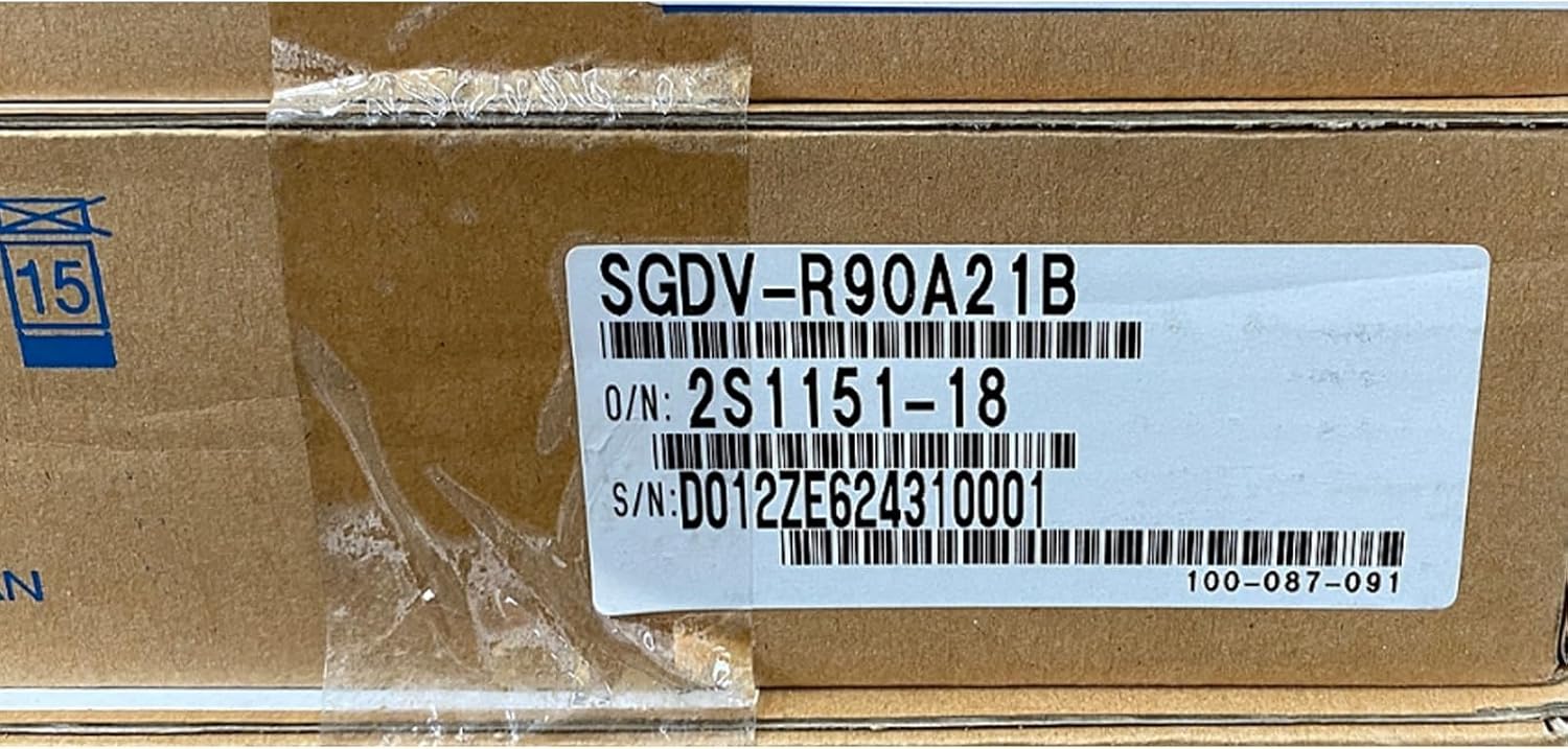 CungSu SGDV-R90A21B servo drive product label on packaging