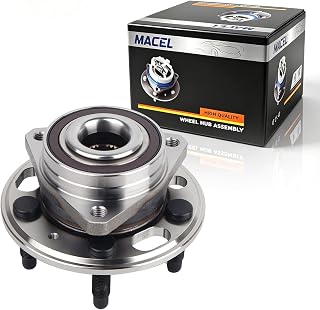 MACEL 513288 Front or Rear Wheel Hub Bearing Assembly - Compatible with Chevy Malibu, Impala, Equinox, GMC Terrain, Buick Lacrosse, Cadillac XTS, CTS, Regal - 5 Lugs w/ABS