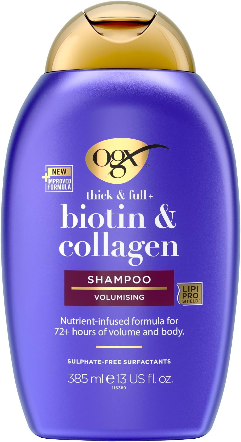 OGX Hydrate and Tone Reviving + Lavender Luminescent Platinum Shampoo, 385 ml