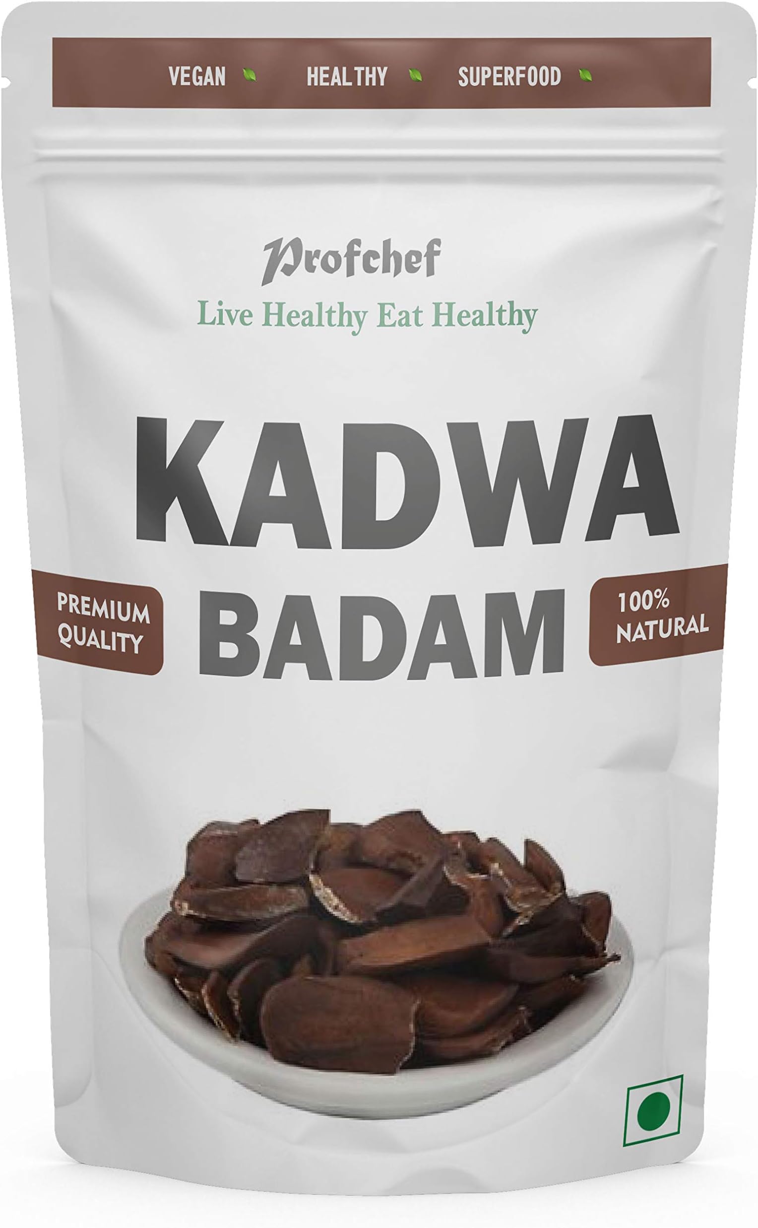 Profchef Unpeeled Sky Fruit|Mahogany | Kadwa Badam (200g)